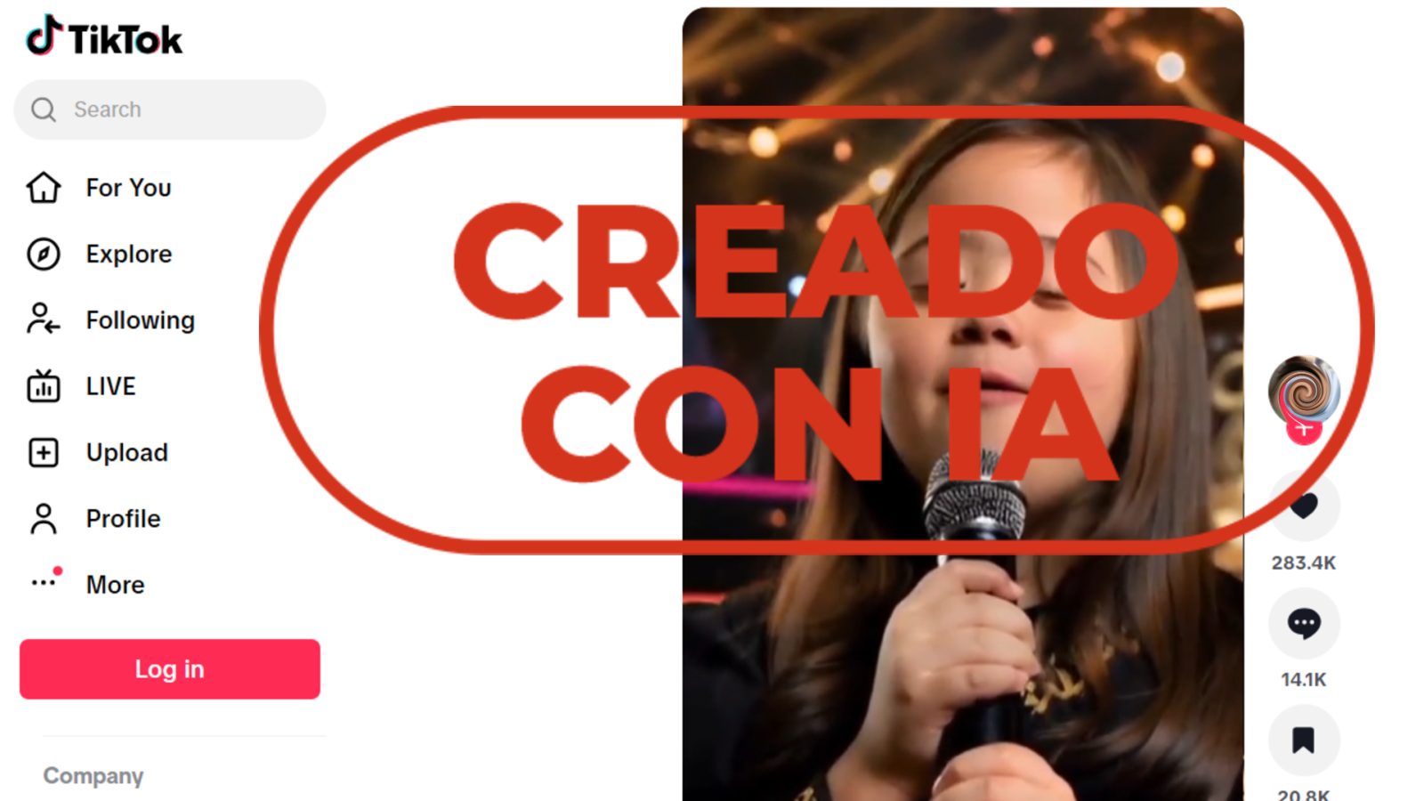 Este vídeo de una niña con síndrome de Down está creado con IA