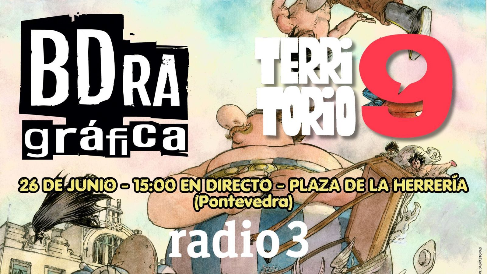 Territorio 9 en el Bdra Gráfica de Pontevedra
