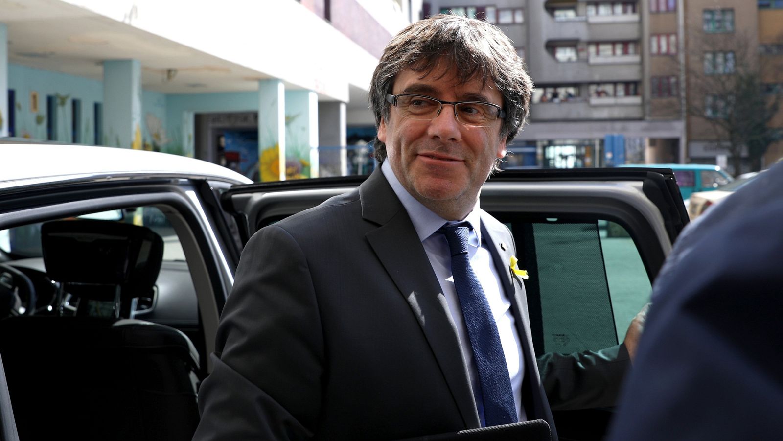 El expresidente catalán, Carles Puigdemont, el pasado 7 de abril