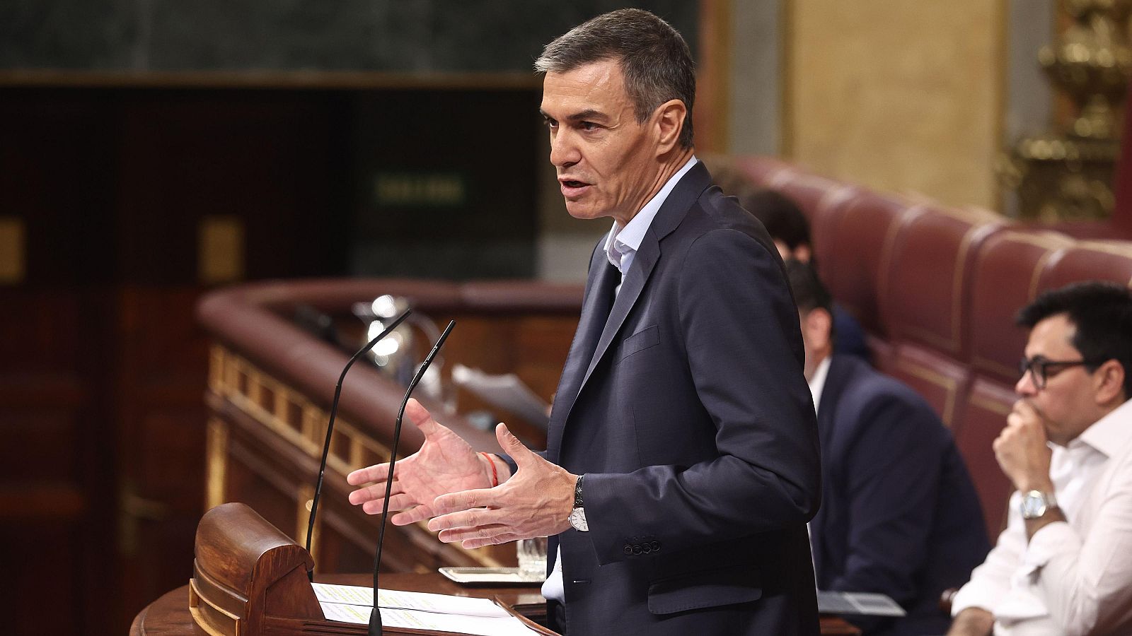 Pedro Sánchez comparece en el pleno del Congreso sobre los casos de corrupción