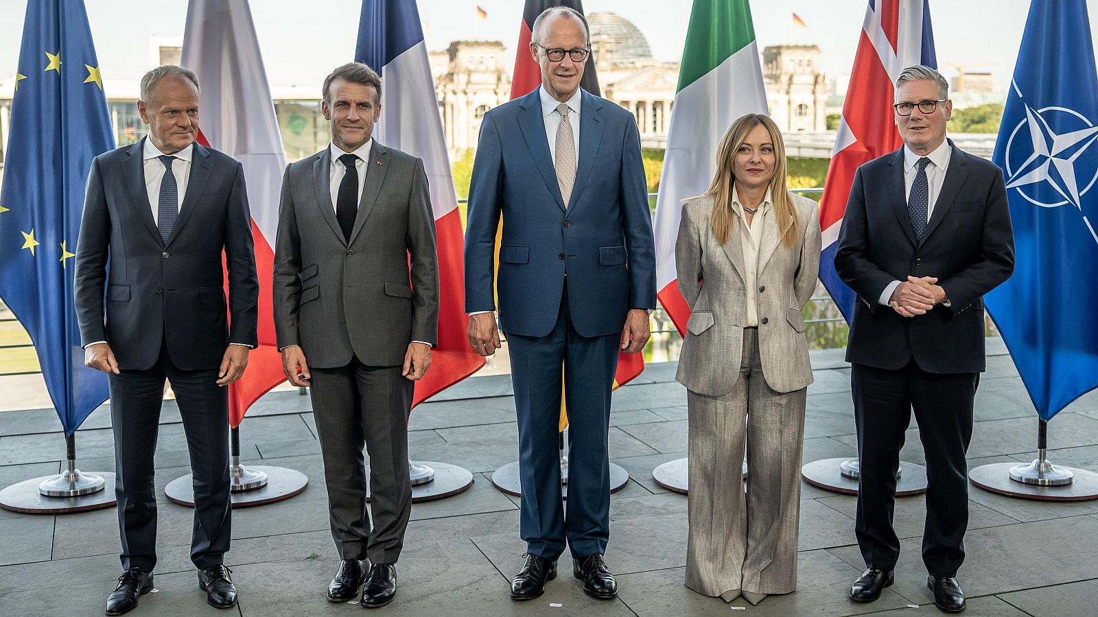 Las potencias europeas se reúnen en Berlín para crear un frente común en medio de las tensiones con Trump