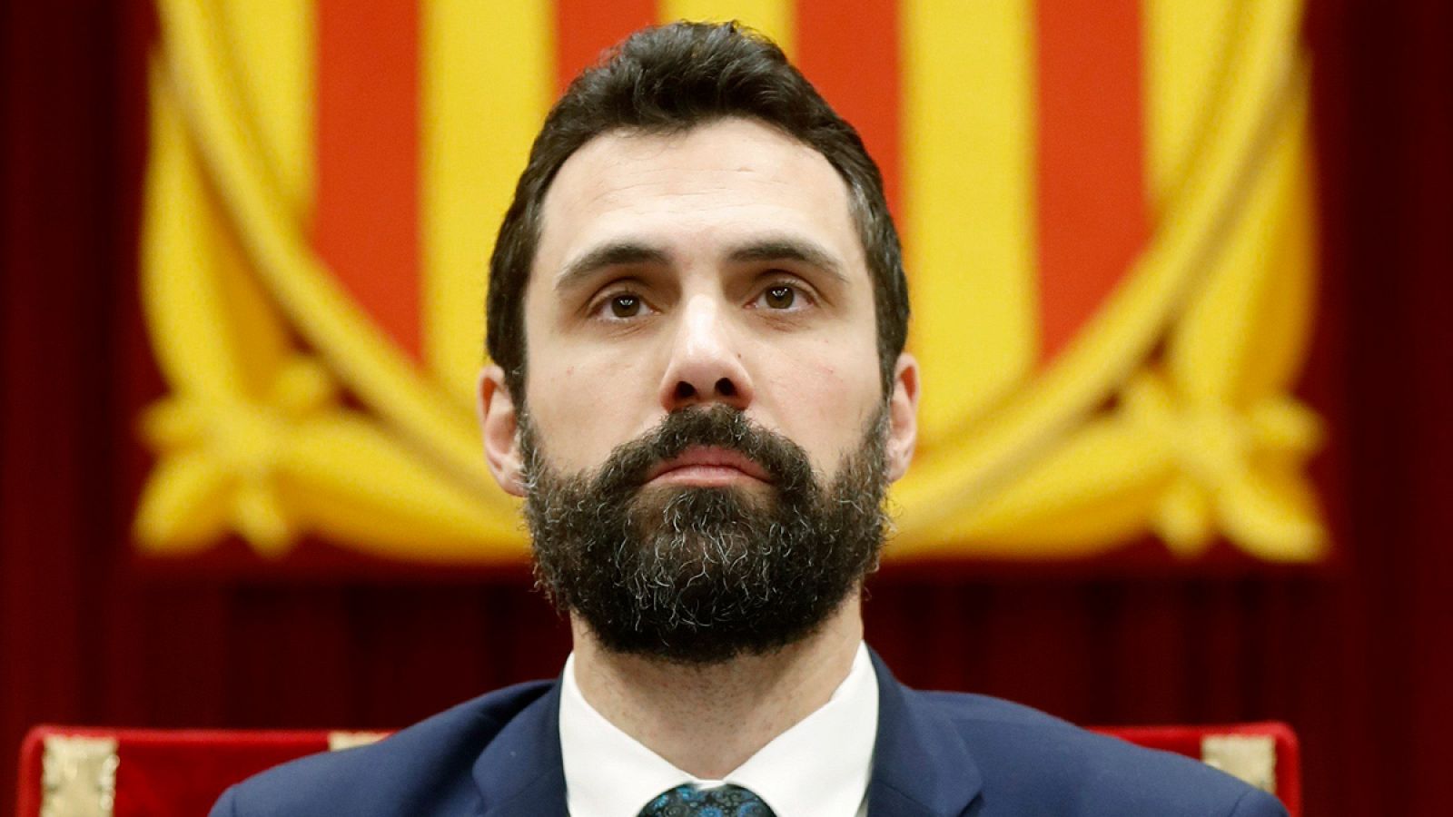 El presidente del Parlament, Roger Torrent