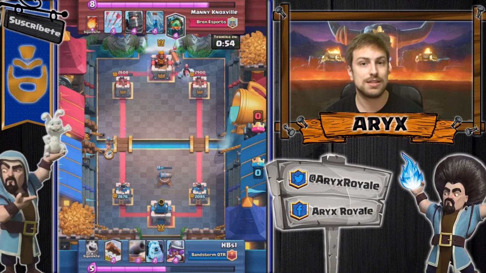 Aryx te invita a ver la final de RTVE Clash Royale Championship