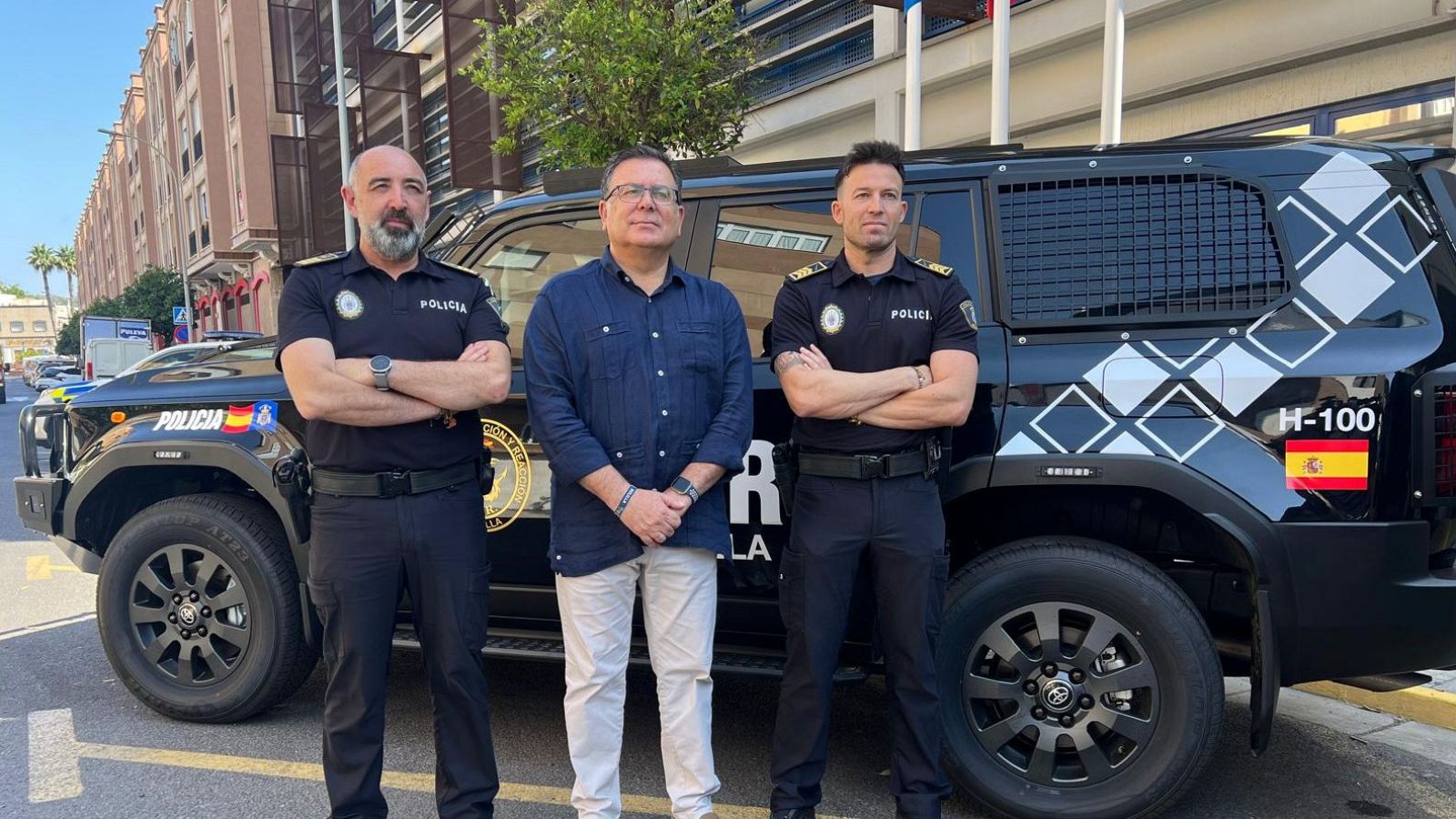 Melilla presenta coche de Policía Local