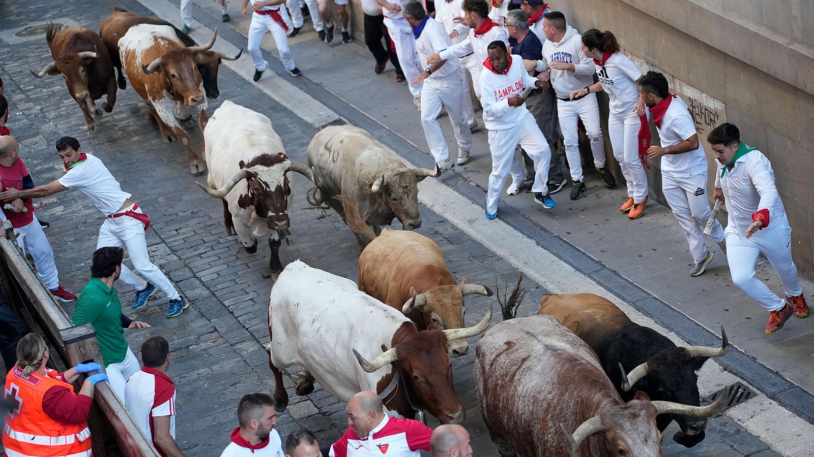 San Fermín 2026: Álvaro Núñez, cuarto encierro