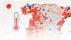 El mapa de la ola de calor en España: consulta las temperaturas y los avisos activos hoy