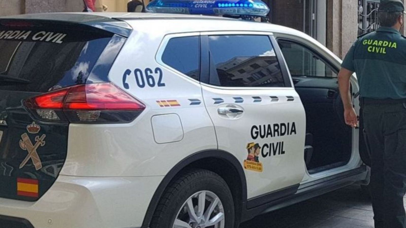Vehículo de la Guardia Civil