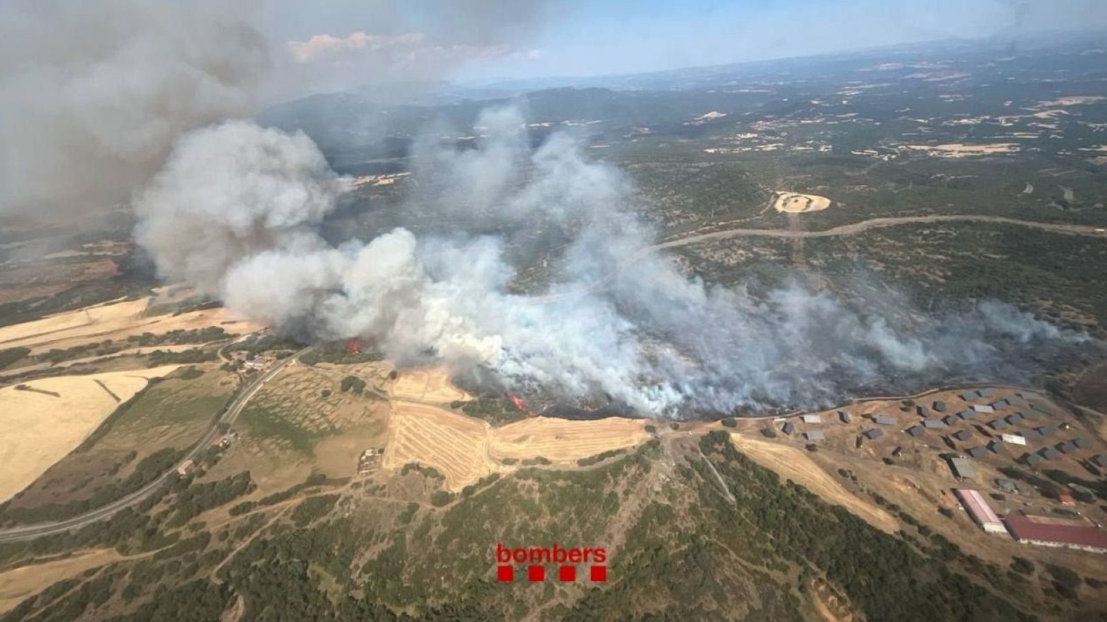 Incendio en Artesa del Segre, Lleida
