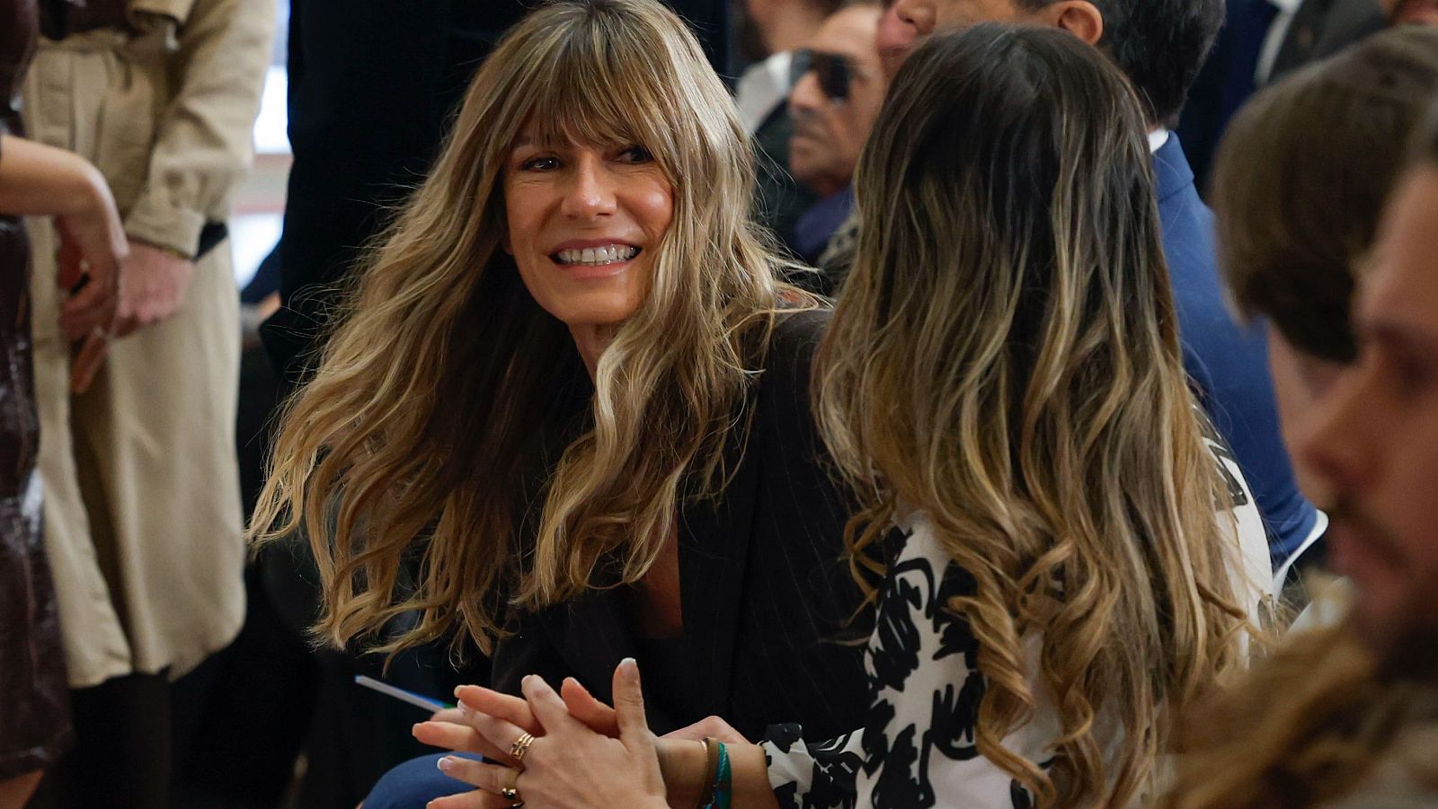 Begoña Gómez, mujer del presidente del Gobierno, a su llegada a un acto de homenaje al pueblo gitano en Madrid