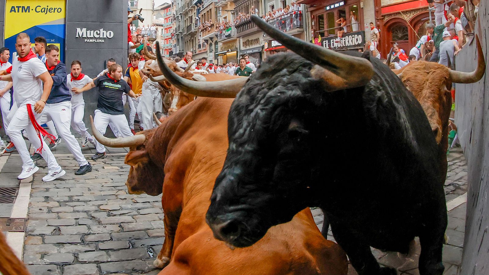 Cuarto encierro de San Fermín 2026: las mejores imágenes