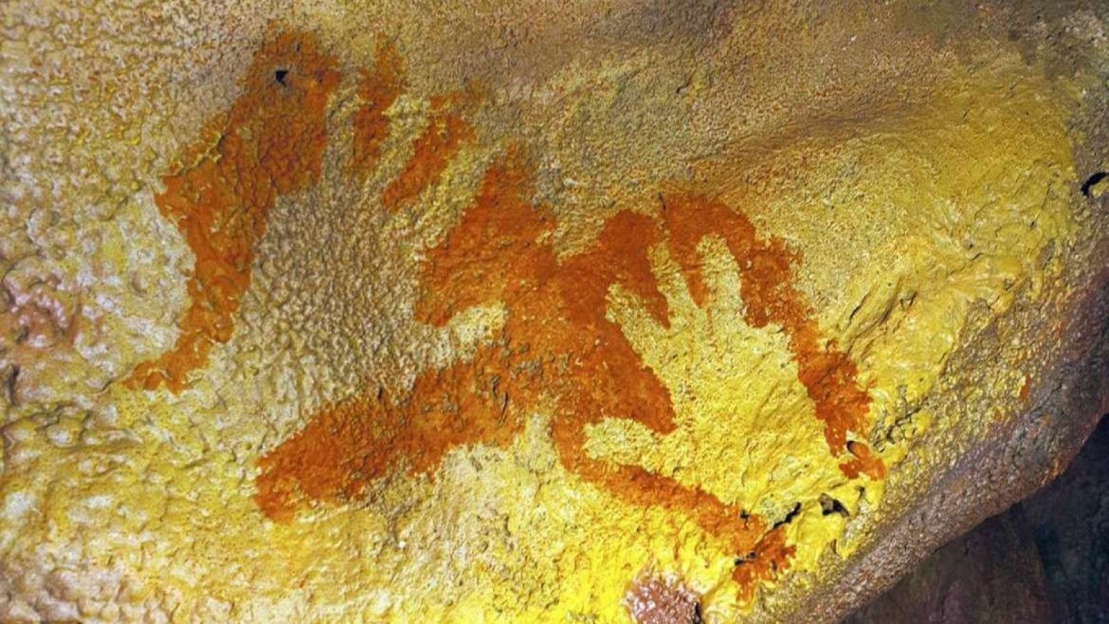 Pinturas en la Cueva de Maltravieso