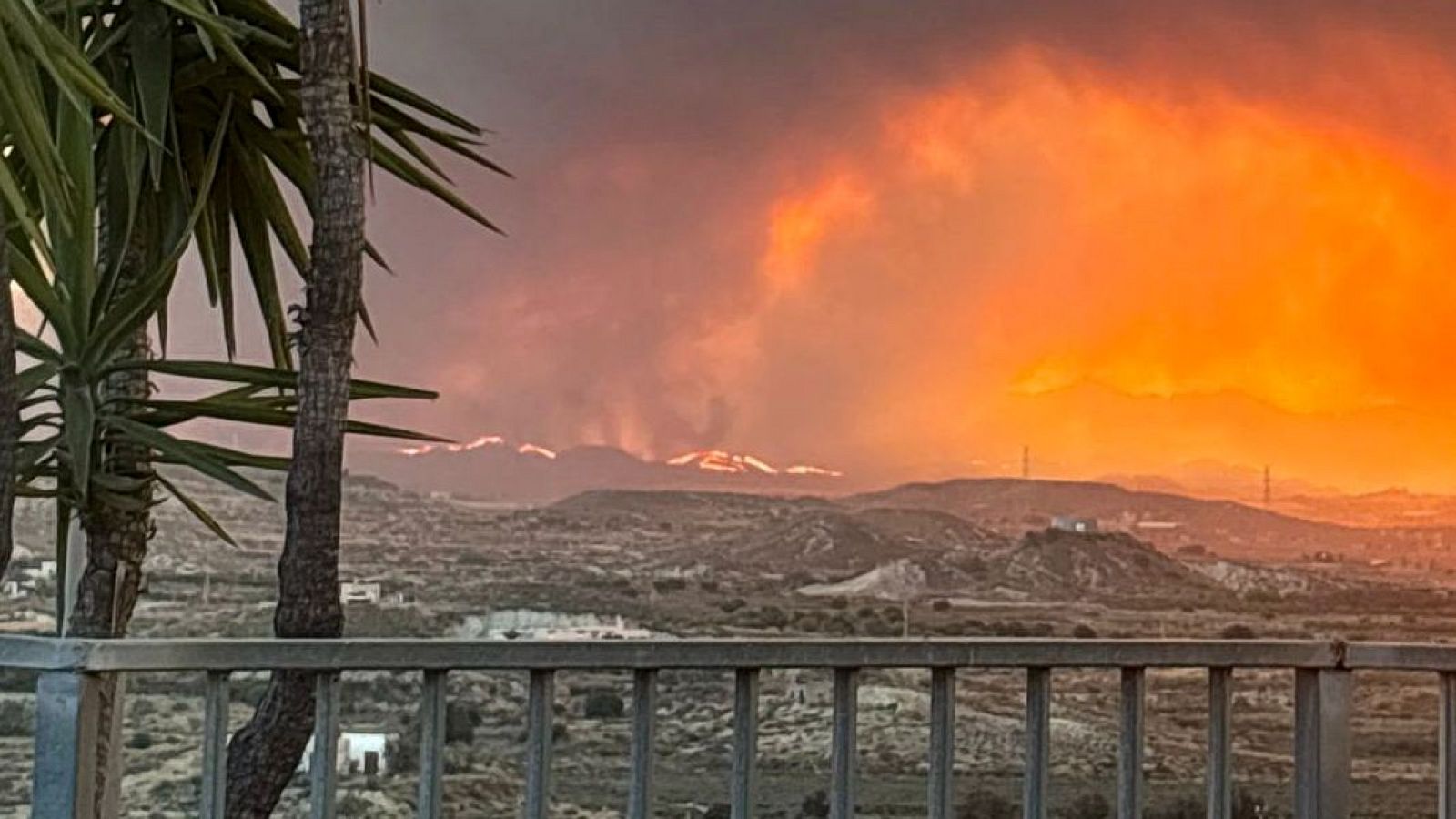 El incendio de Los Gallardos, entre los más graves ocurridos en España.