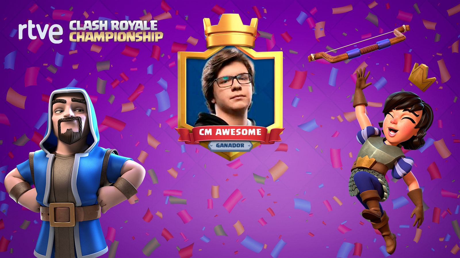 CM Awesome, ganador de la RTVE Clash Royale Championship