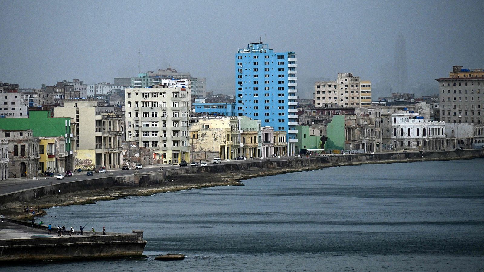 Vista de La Habana durante el apagón nacional el 10 de julio de 2026.