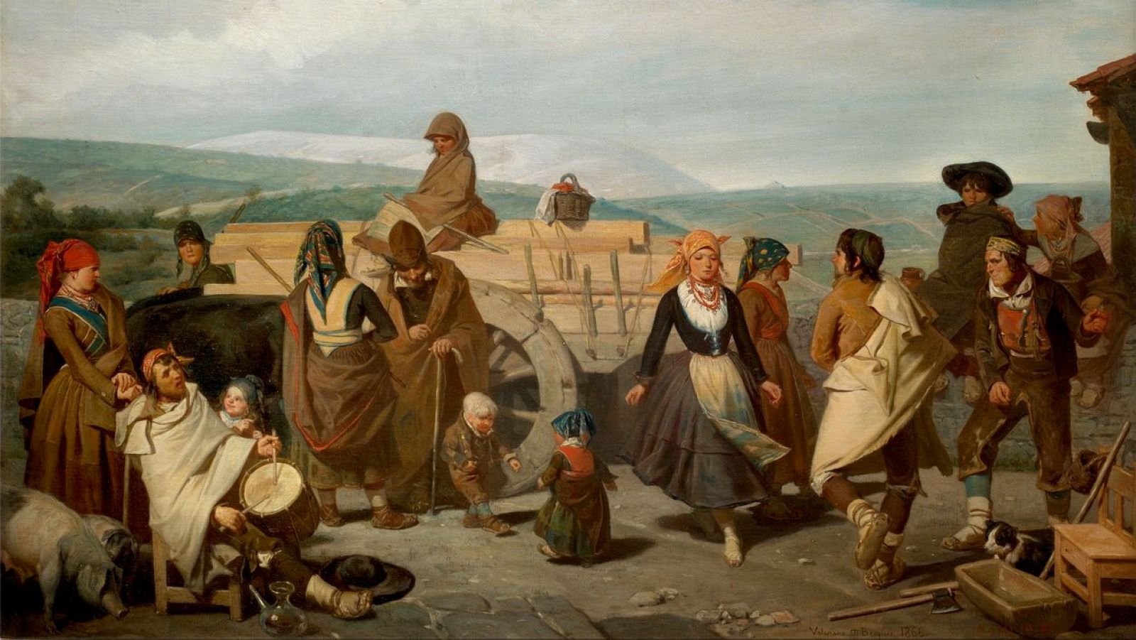 El Prado muestra por primera vez todos los cuadros de costumbres de Valeriano Bécquer
