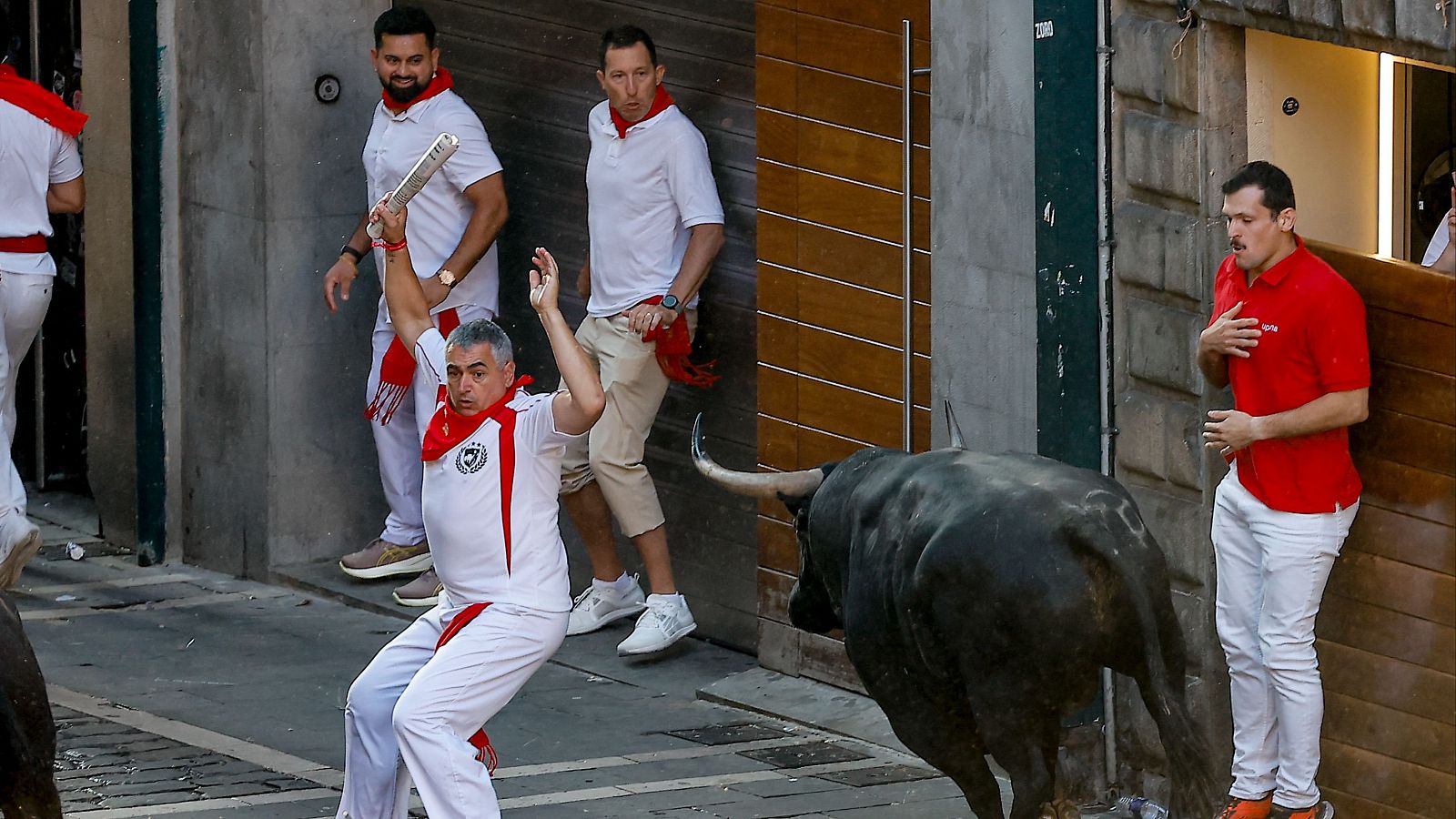 Último encierro de los Sanfermines 2026, este martes en Pamplona