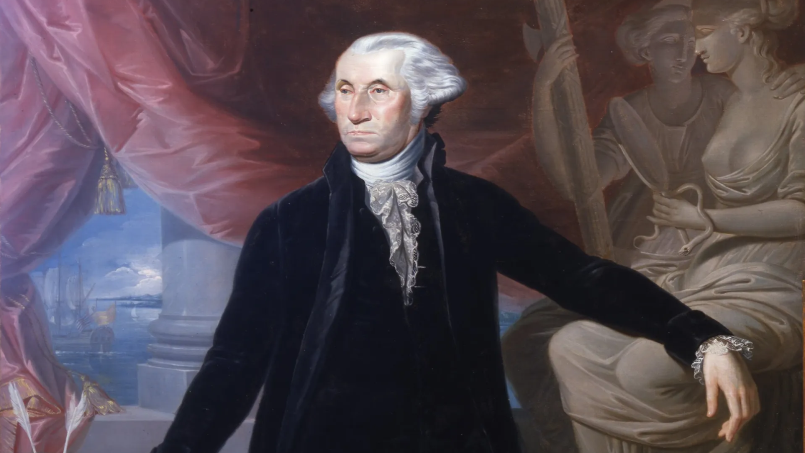 El retrato de George Washington muestra la huella estadounidense en España