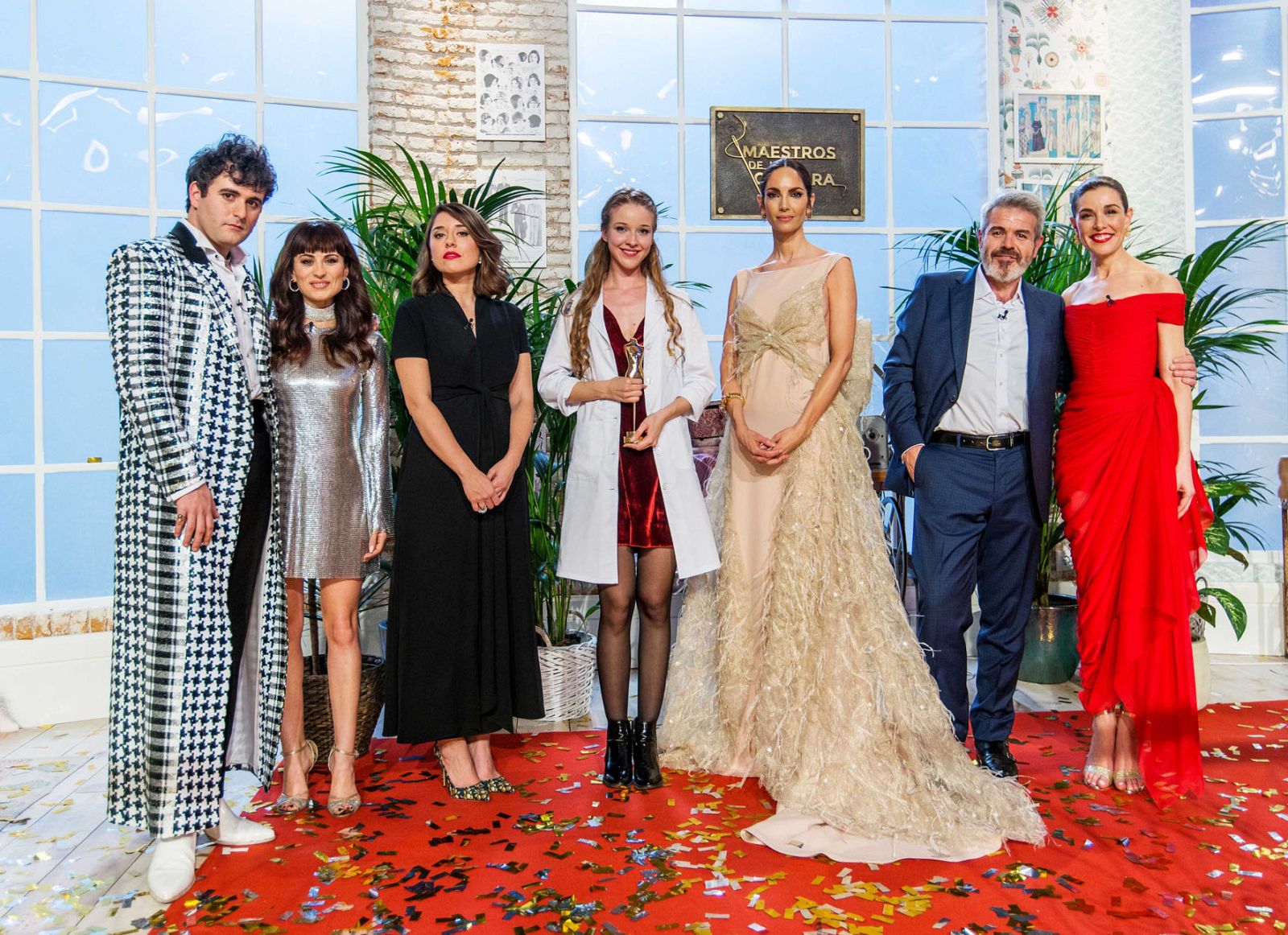 Alicia, ganadora de la primera edición de 'Maestros de la costura'