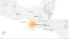 Un terremoto de 7,4 sacude la costa de México cerca de Guatemala