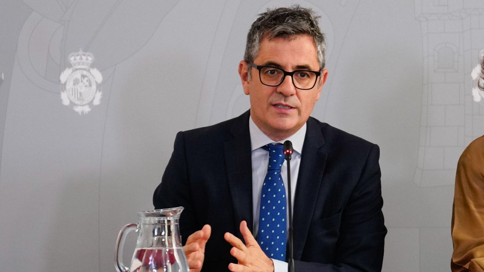 Bolaños confía en que la ley de amnistía se aplique "lo antes posible" tras la sentencia del TJUE