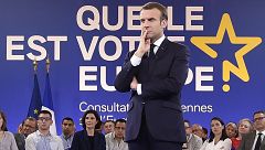 Macron defiende la "autoridad democrática" frente al autoritarismo para alcanzar la "soberanía europea"
