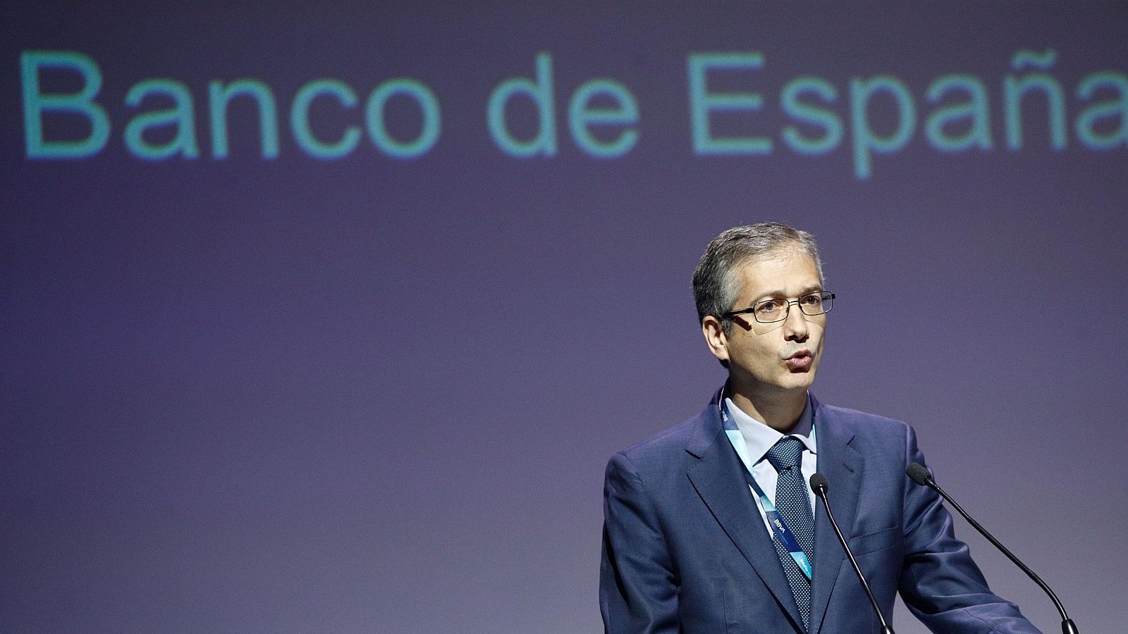 Retrato de Pablo Hernández de Cos, exgobernador del Banco de España y candidato a presidir el BCE
