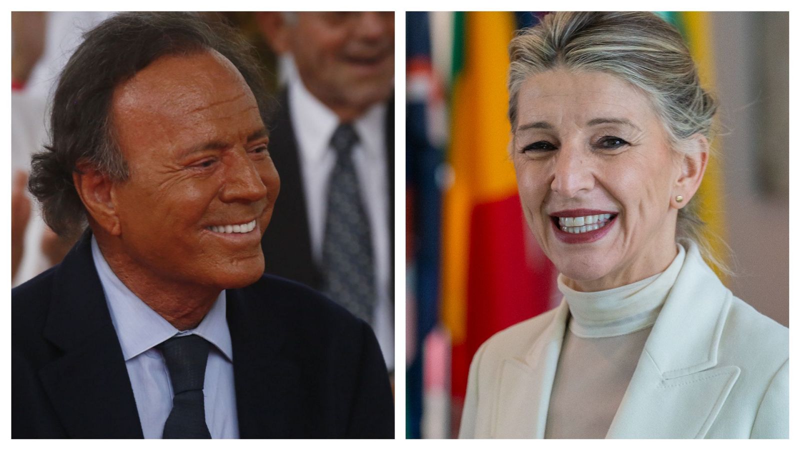 Julio Iglesias demanda a Yolanda Díaz por injurias y calumnias