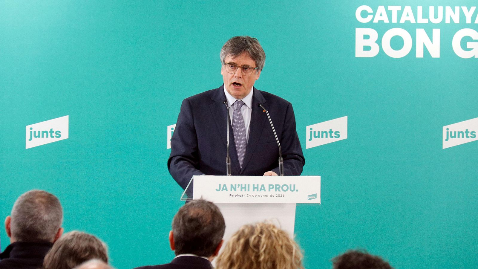 El president de Junts, Carles Puigdemont, ha demanat al Govern que cessi la consellera de Territori | ACN