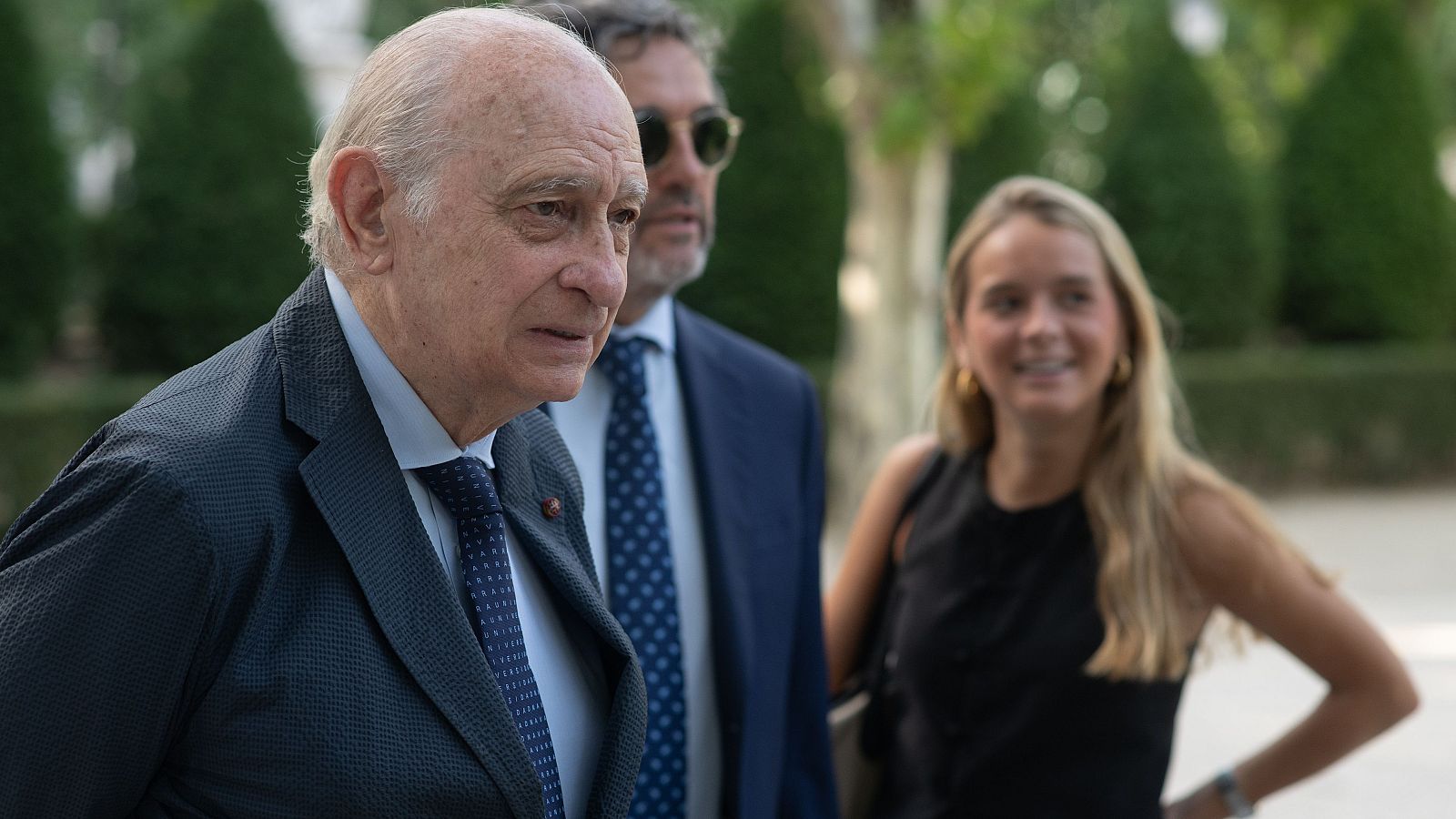 El exministro de Interior, Jorge Fernández Díaz, a su llegada a la Audiencia Nacional, a 24 de junio de 2026