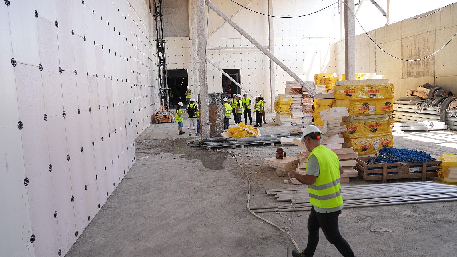 Las instalaciones de la Unidad de Protonterapia de San Sebastián, cuyas obras están muy avanzadas