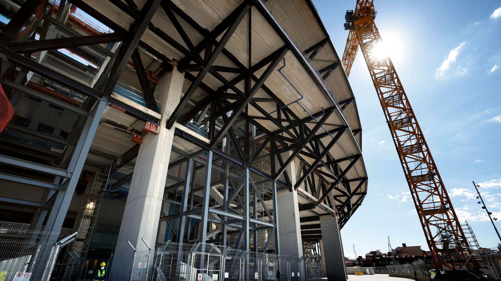 Muere un trabajador en las obras del Camp Nou