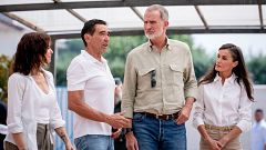 Los reyes destacan la coordinación en la lucha contra los incendios: "Unidos se puede afrontar cualquier riesgo"