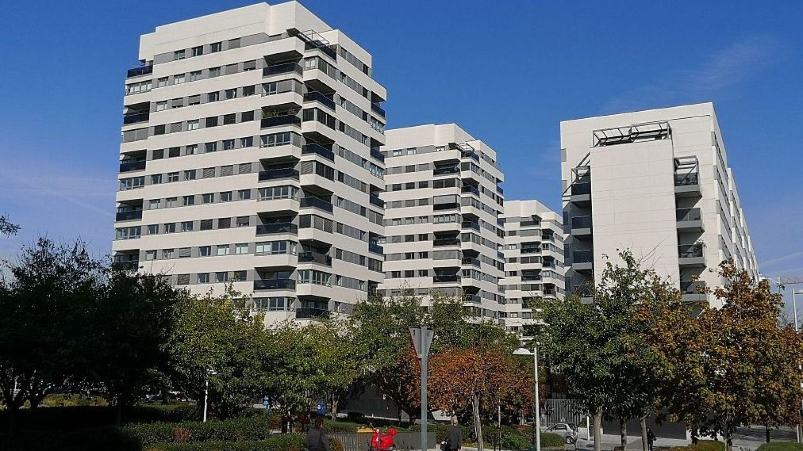 Bloque de viviendas en Valdebebas (Madrid).