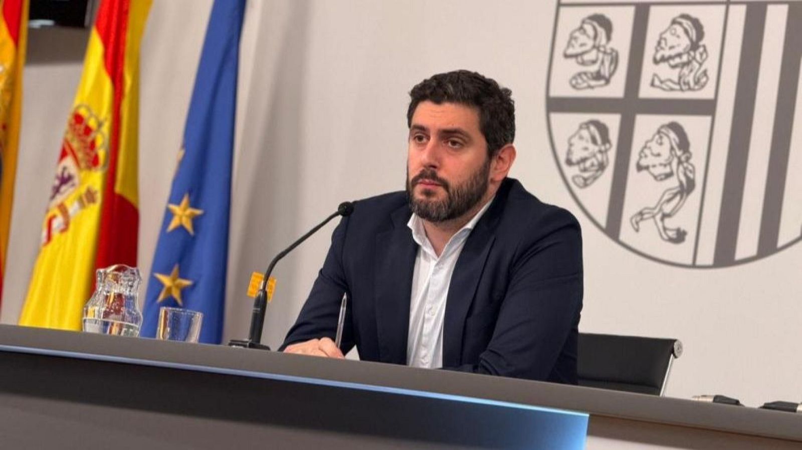 El vicepresidente de Aragón, Alejandro Nolasco