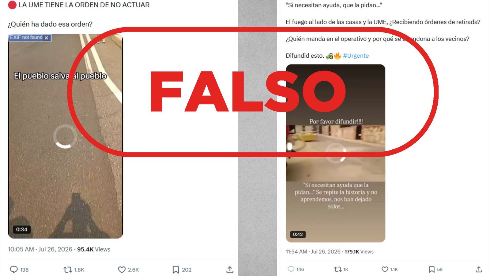 La UME no tiene orden de no actuar en los incendios en Ávila