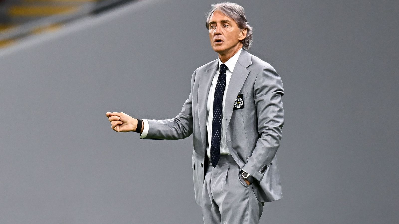 Roberto Mancini, seleccionador italiano