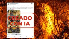 No es el rescate de una zorra y su cachorro, es un vídeo creado con inteligencia artificial