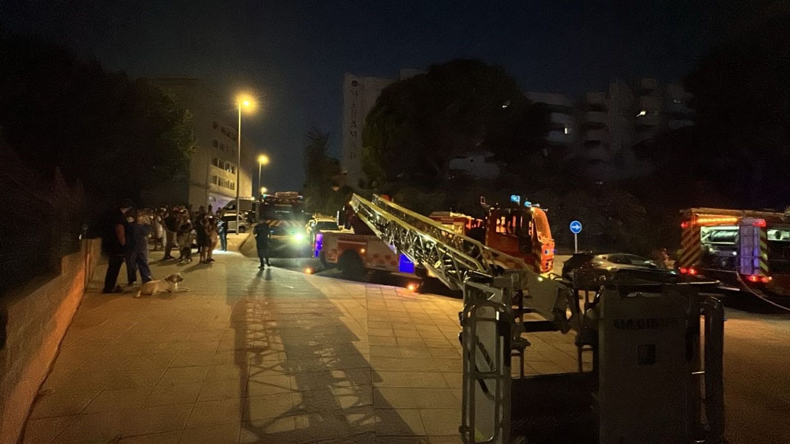 Efectivos intervienen en el incendio en una vivienda en Benalmádena en el que han fallecido dos menores