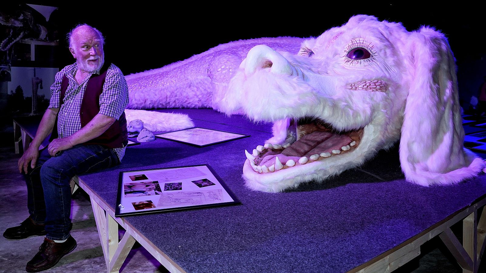 Fújur, el dragón de 'La historia interminable', descansa en un gallinero de Valoria