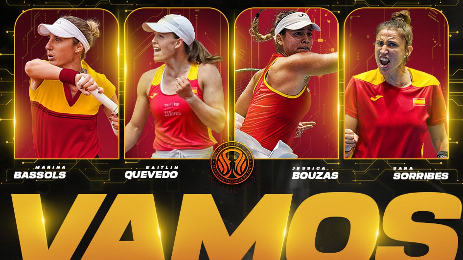 El equipo de España para la Billie Jean King Cup