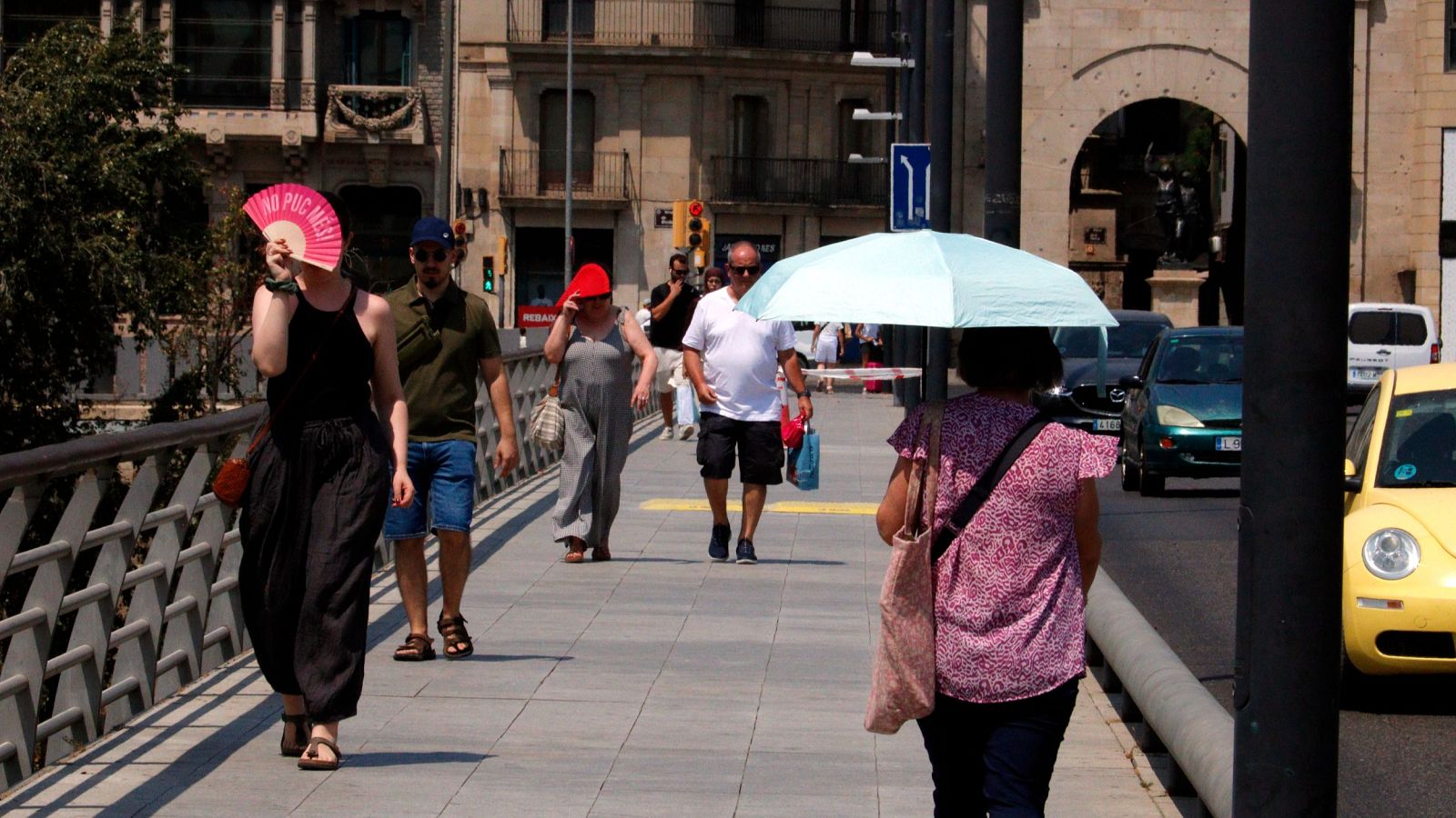 Els termòmetres s'enfilen per sobre dels 41 ºC a Lleida