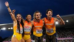 España, bronce en el relevo mixto 4x100, cierra el Europeo de Birmingham con ocho medallas