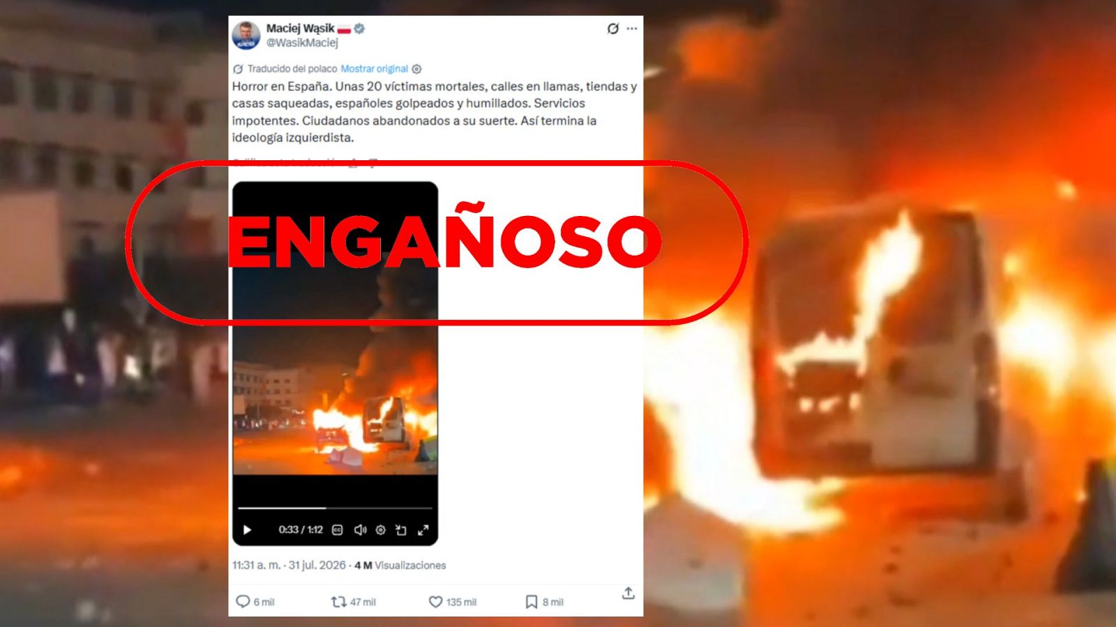 Crisis migratoria en Ceuta: este vídeo contiene imágenes falsas