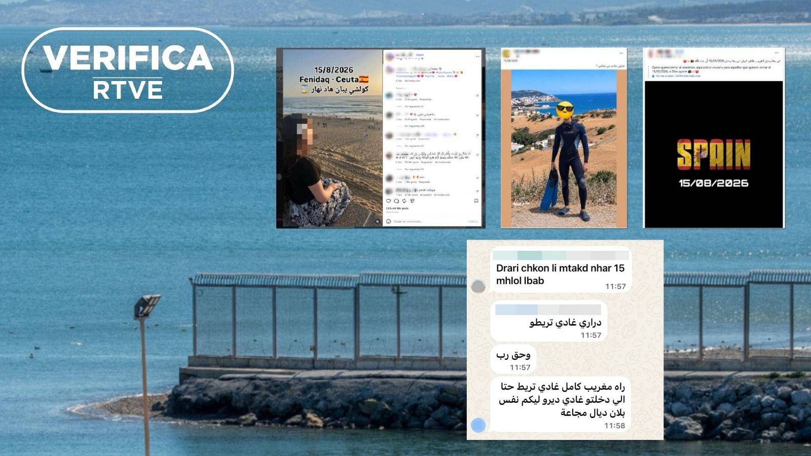 Así se organizan grupos de migrantes en redes sociales para cruzar a España