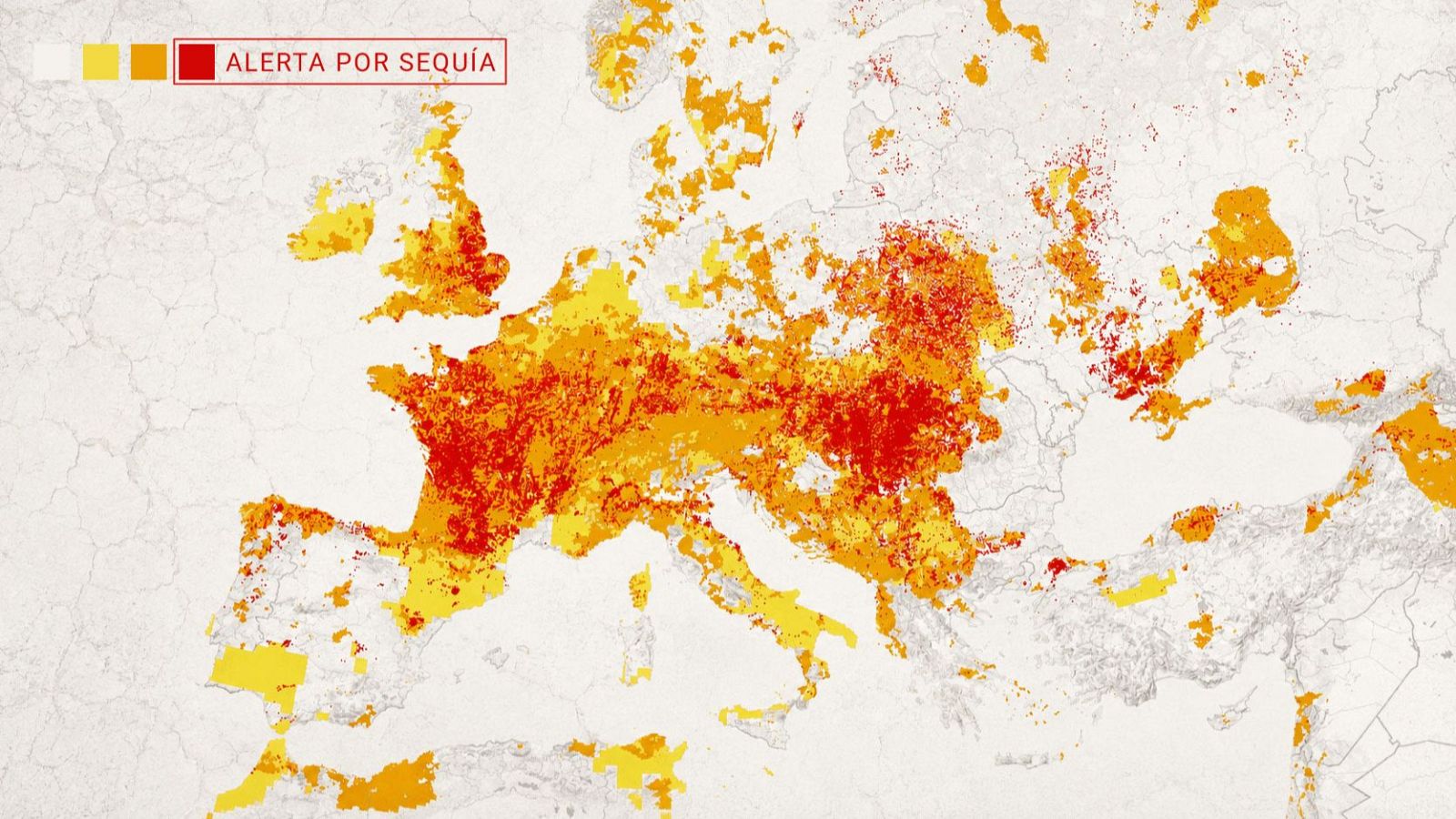 Alerta por sequía en Europa | Mapa y zonas afectadas