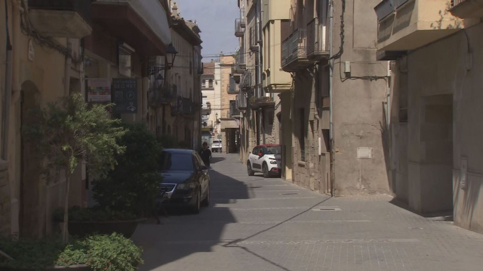 Carrers de Gandesa en els dies previs a l'eclipsi solar total del 12 d'agost