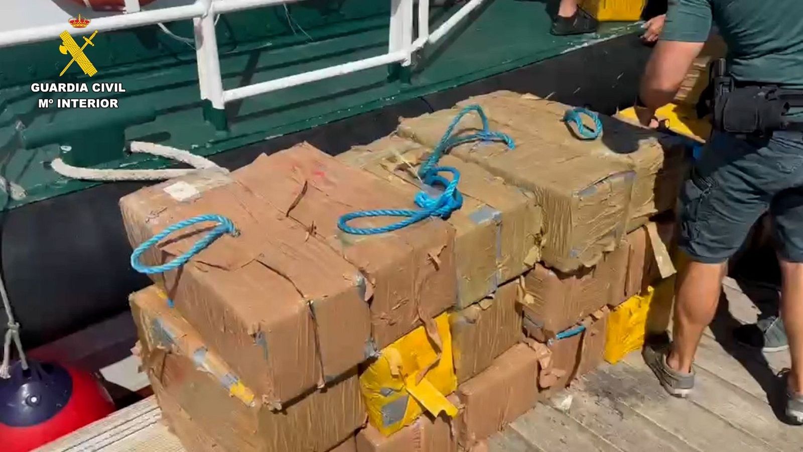 Intervenidos más de 800 kilos de cocaína en Punta Umbría (Huelva)