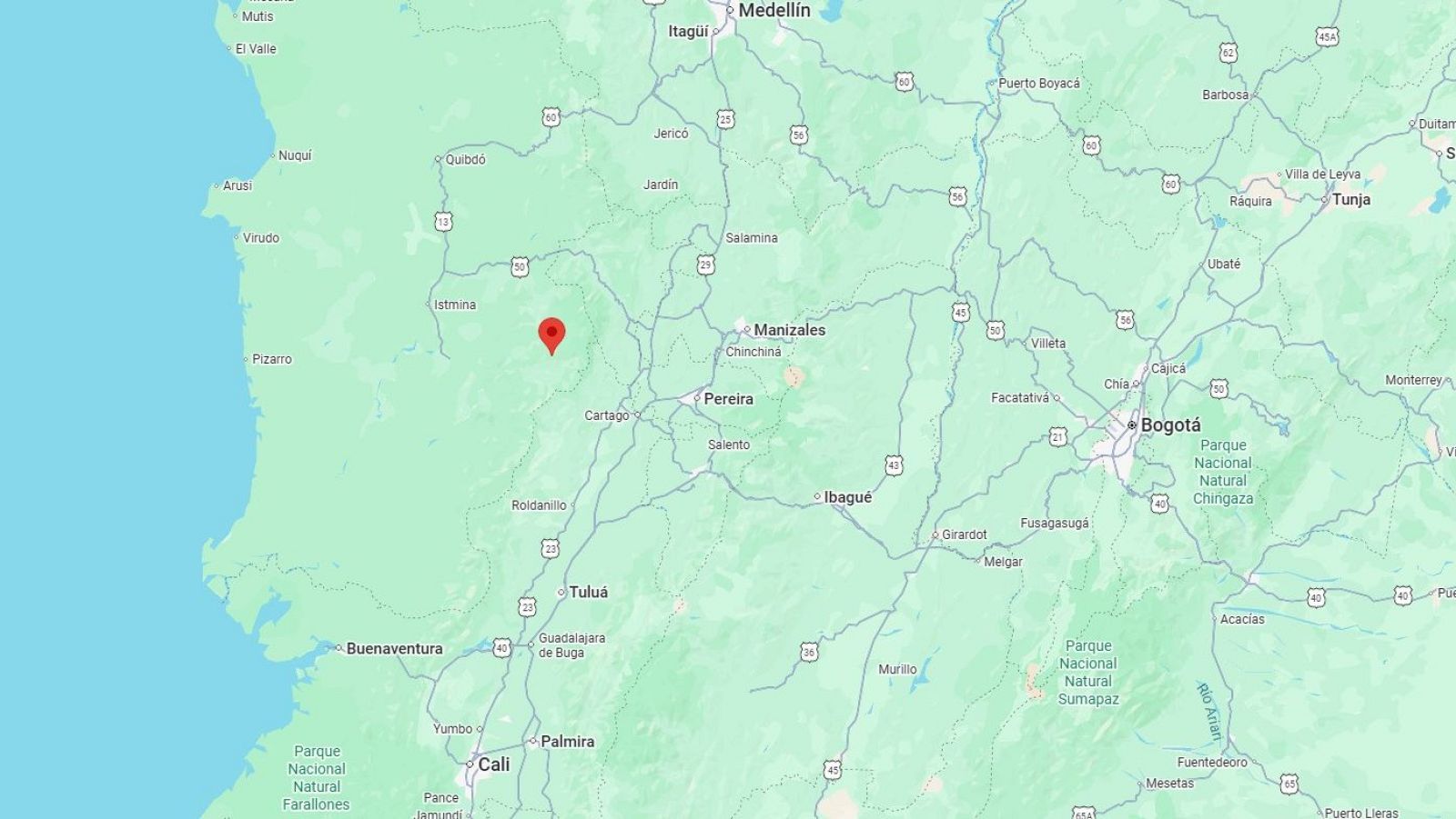 Terremoto en Colombia