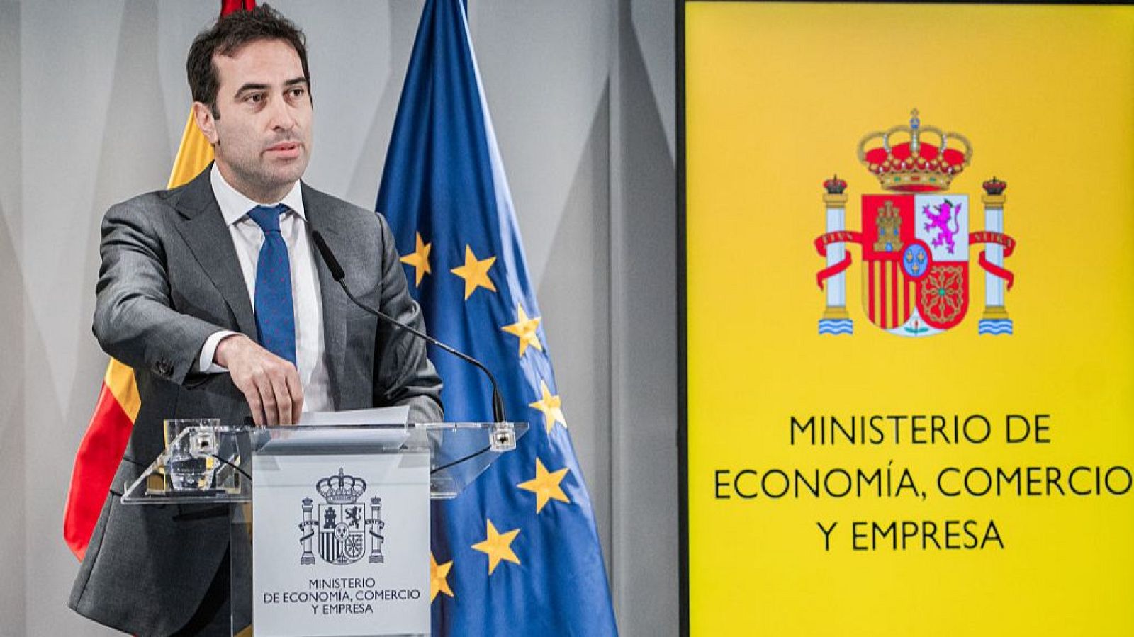 El ministro de Economía, Comercio y Empresa, Carlos Cuerpo, en una imagen de archivo.