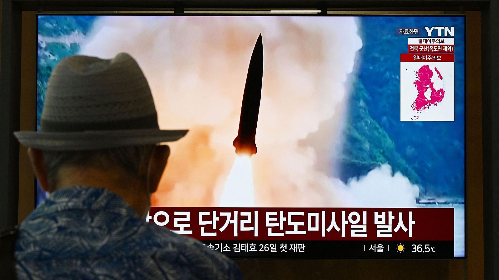 Corea del Norte lanza un nuevo misil balístico al mar de Japón en plena campaña contra la deriva "belicista" de Tokio